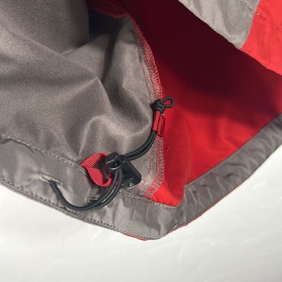 🔥🔥 PATAGONIA Men’s Polyester Full Zip Windbreaker Jacket - Sz XL - Rust/Gray - Picture 9 of 12